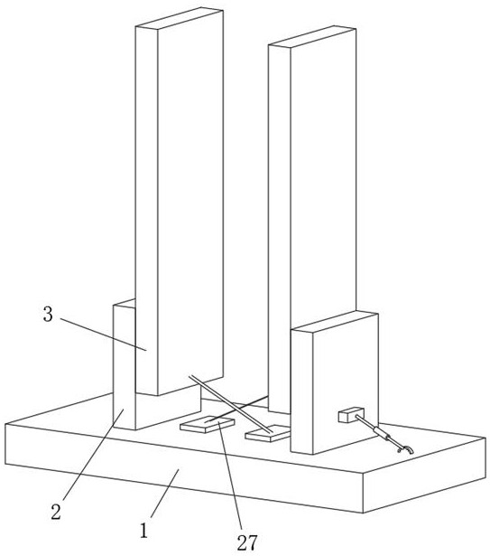 Self-centering steel frame column base joint structure utilizing sliding friction to dissipate energy