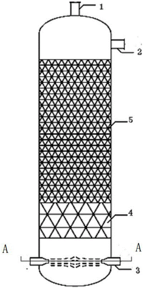 A reactor and method for preparing propylene oxide using the reactor