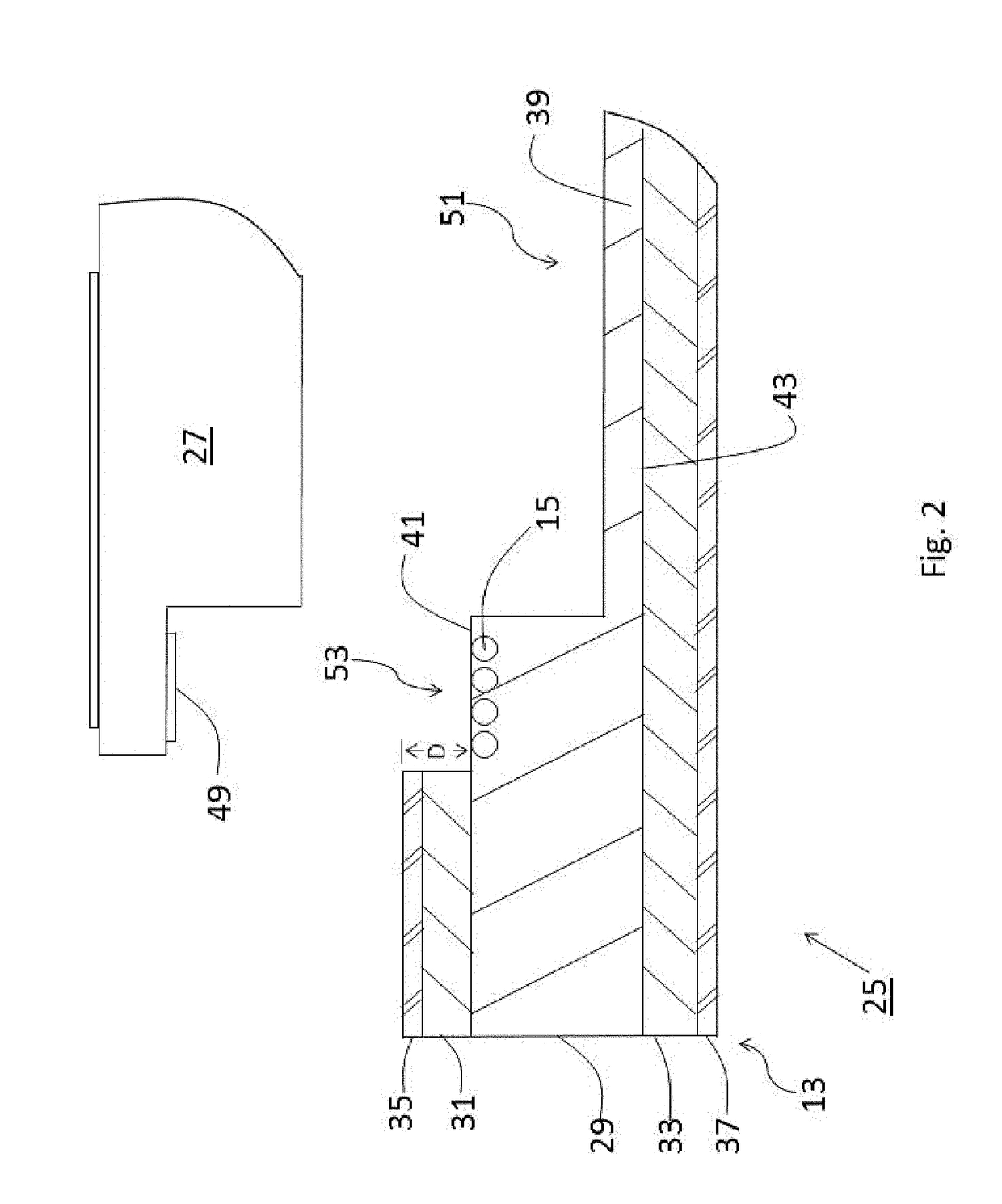 System and method for detecting the depth of an antenna in the card body of a smart card