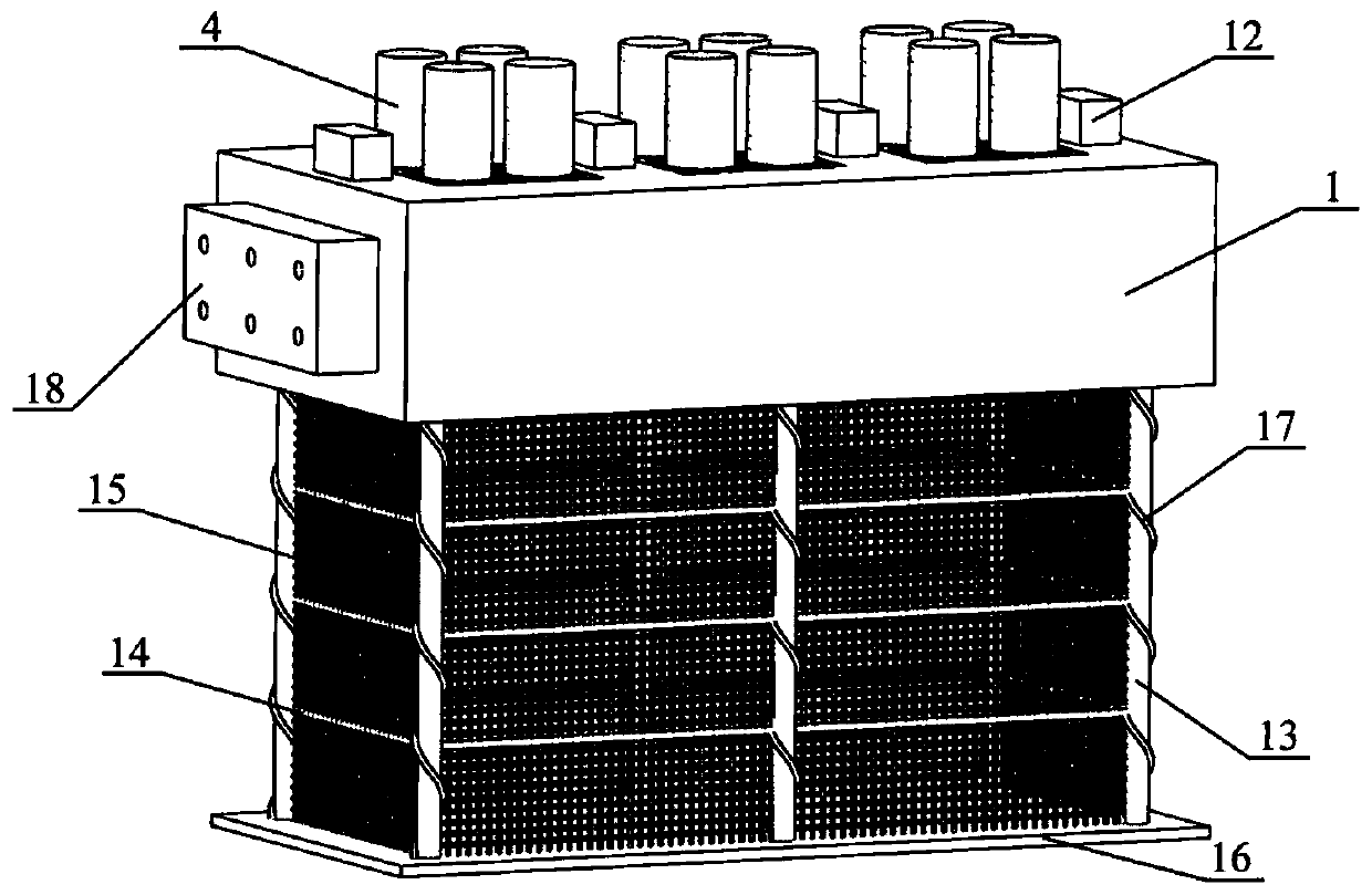 Floating breakwater with wave power generation function and fishery breeding function