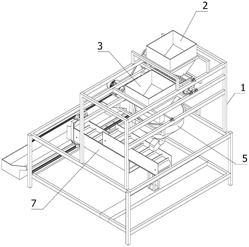 Feeding device and feeding method based on meat duck feeding