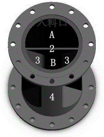 Structure device applied to self-flowing type fluid ultrasonic measurement