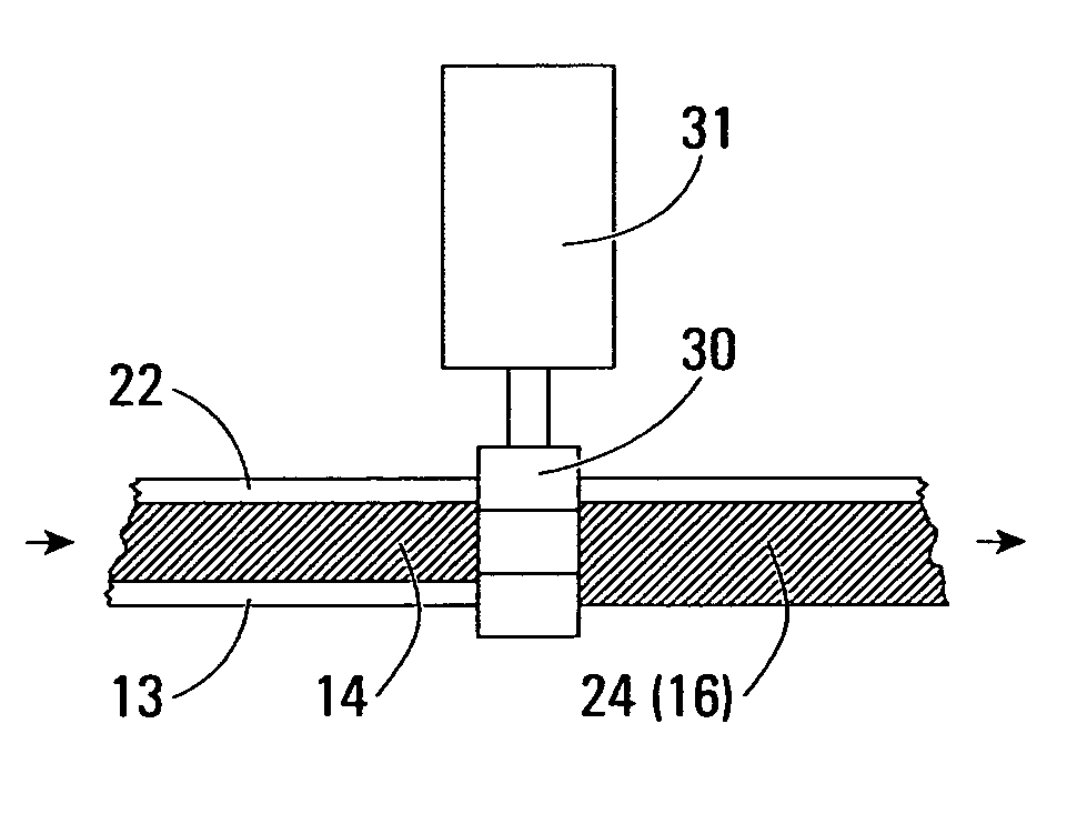 Thin film electrochemical cell for lithium polymer batteries and manufacturing method therefor