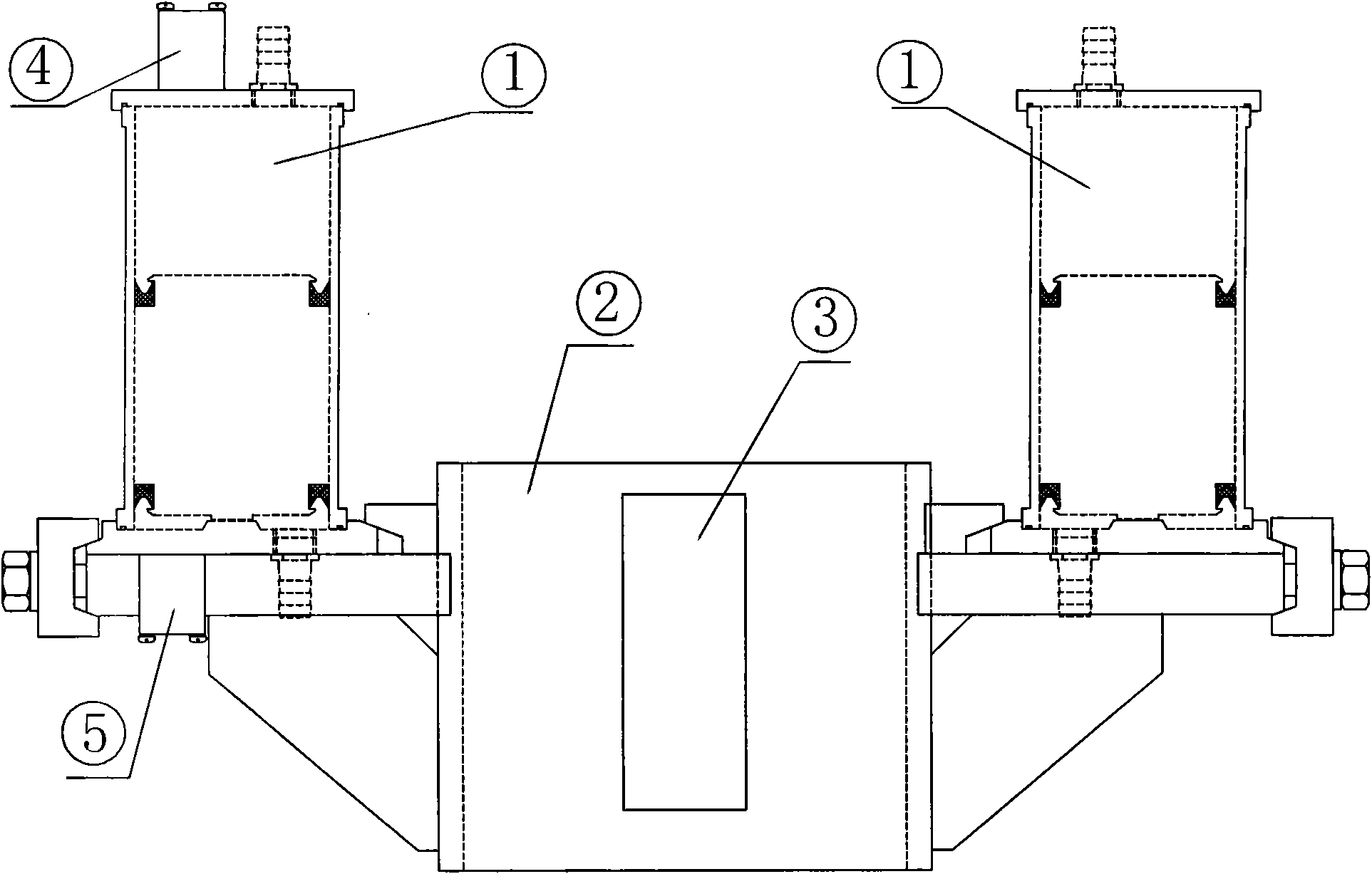 Device for piling at dike breach