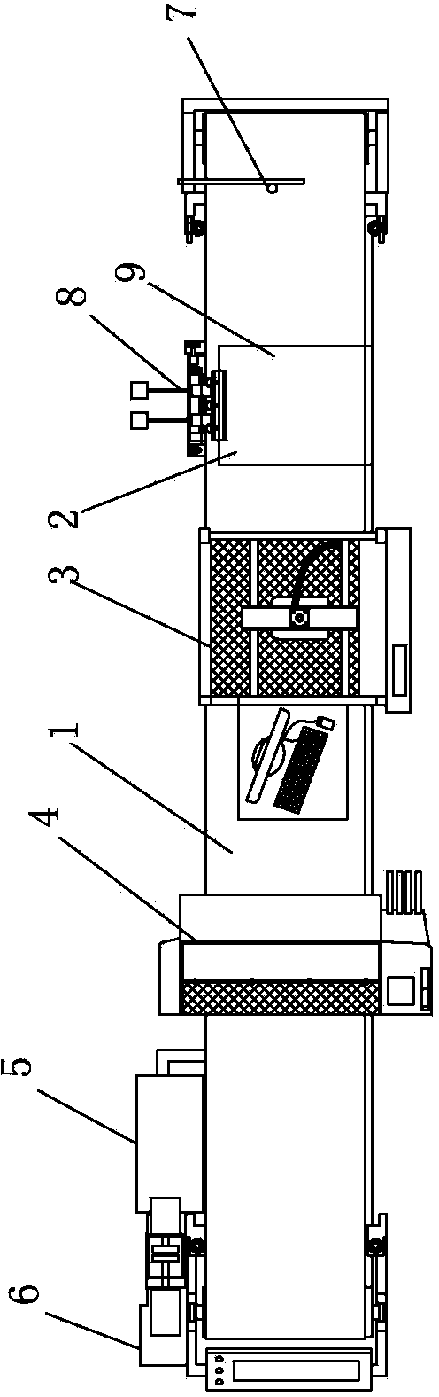 Pattern printing device and pattern printing process thereof