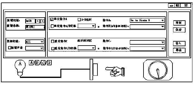 Button configuration method of multifunctional lighting controller based on DALI (Digitally Addressable Lighting Interface) protocol