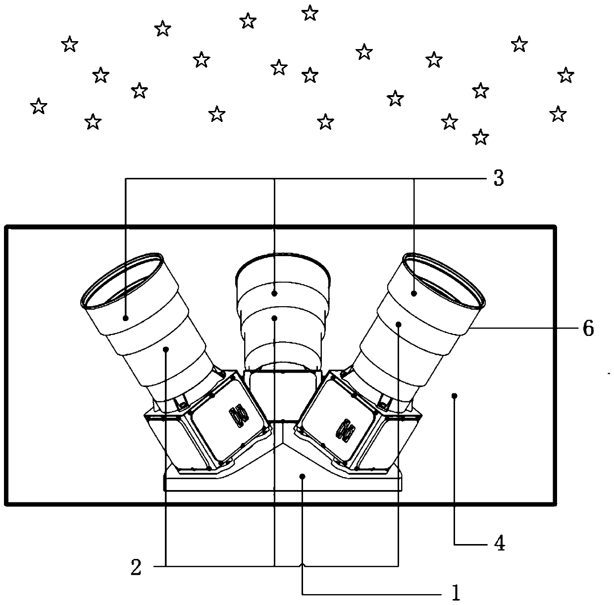 Stargazing Test Apparatus and Method for Assessing Thermal Stability of Star Sensors