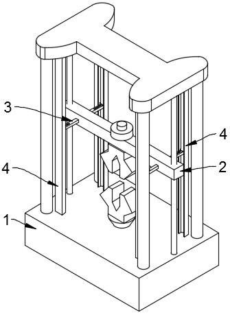 Universal testing machine with detecting and leveling movable cross beam and detecting and leveling method