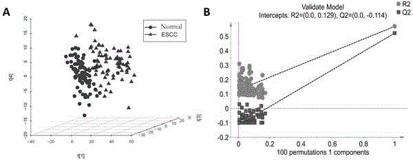 A diagnostic marker suitable for early diagnosis of esophageal squamous cell carcinoma