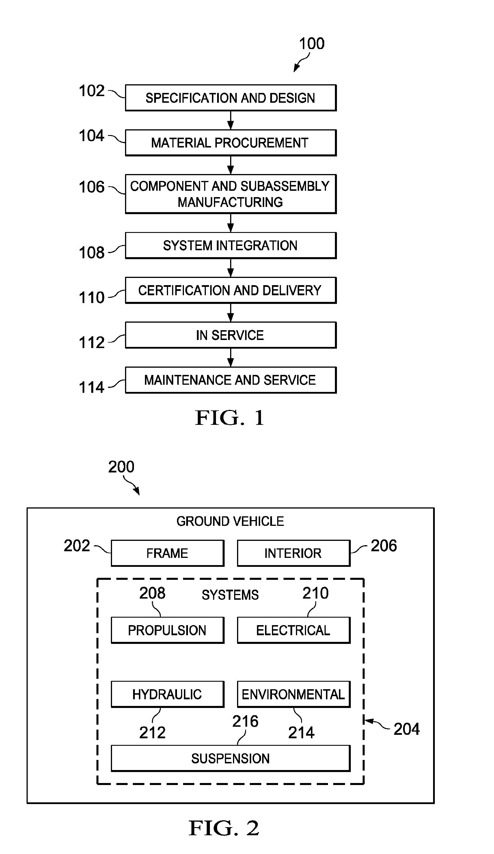 Blast load attenuation system for a vehicle