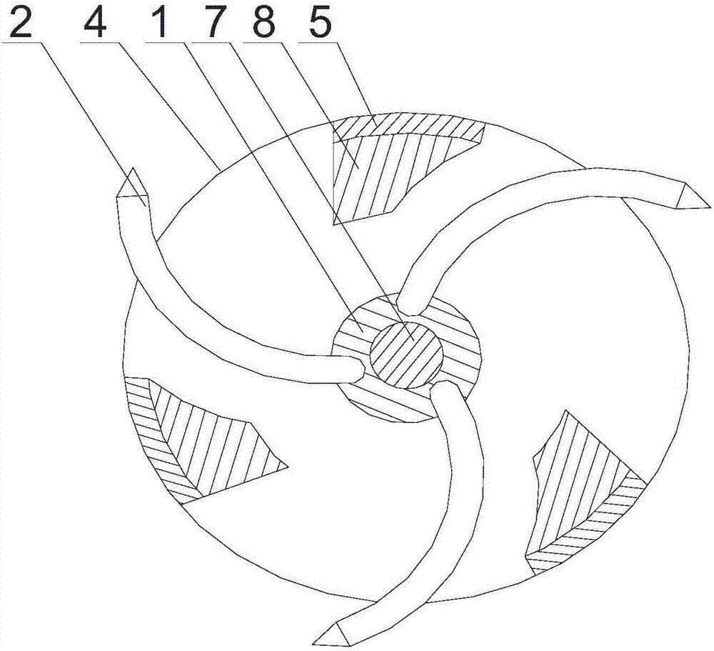 Clearing mechanism used for scale substances of inner circumferential wall of pipefitting