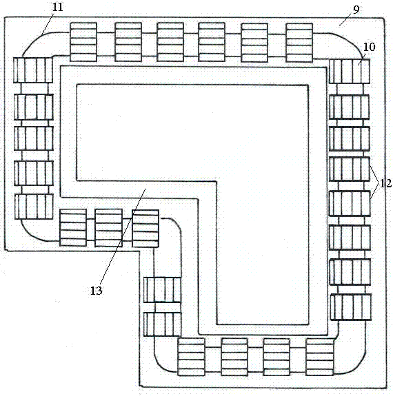 Office building entrance type vehicle parking and picking system