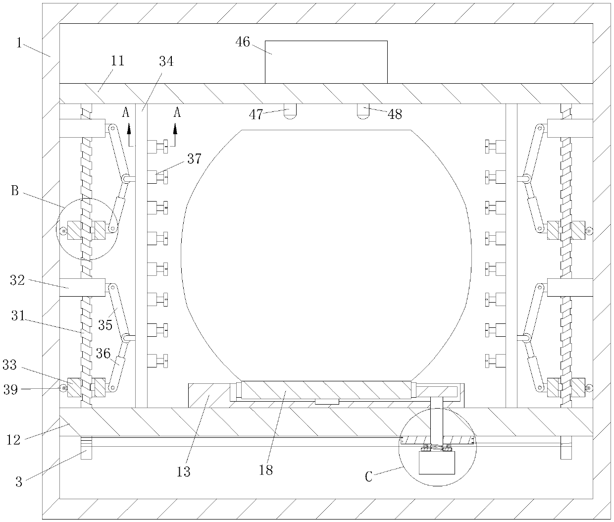 Intelligent logistics transportation cabinet based on internet