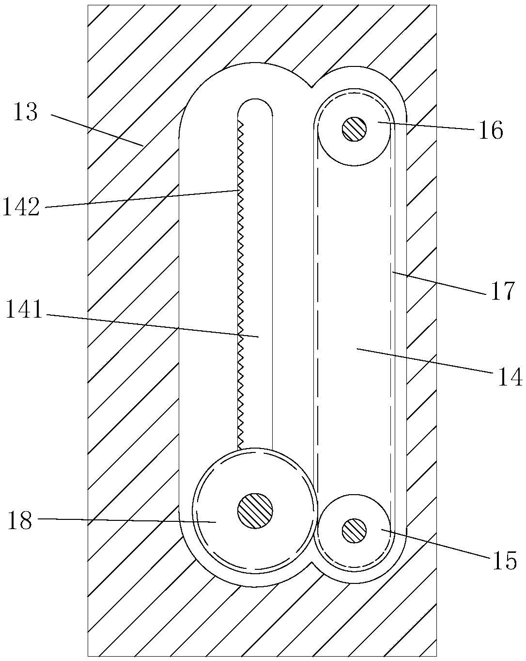 Intelligent logistics transportation cabinet based on internet