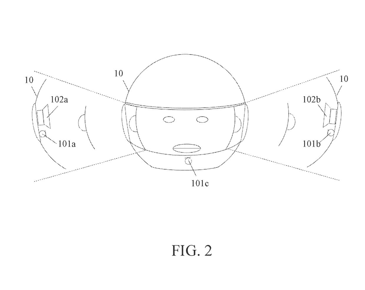 Electronic helmet and method thereof for cancelling noises