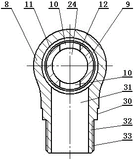 T-tube connector capable of being rotated by 360 degrees