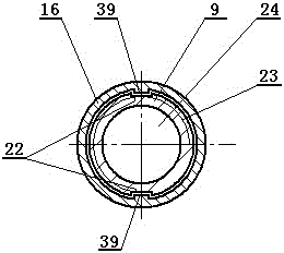 T-tube connector capable of being rotated by 360 degrees