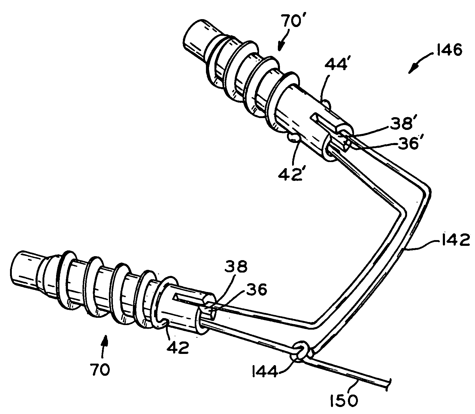 Medical device for repair of tissue and method for implantation and fixation
