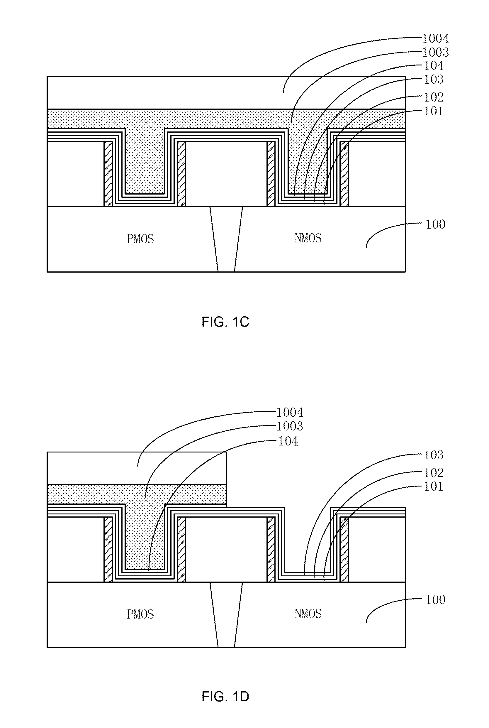 Method for manufacturing CMOS device with high-k dielectric layers and high-k cap layers formed in different steps