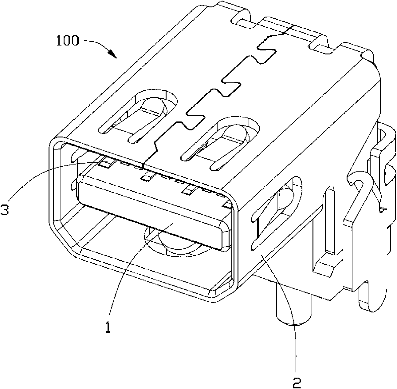 Metal shell and electric connector using same
