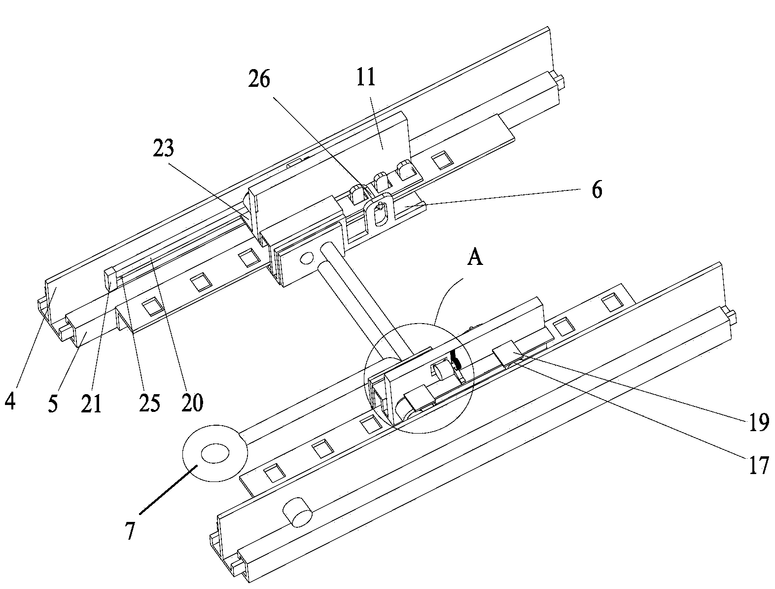 Intelligent translational energy absorption seat used for self adaptation during rear-end collision