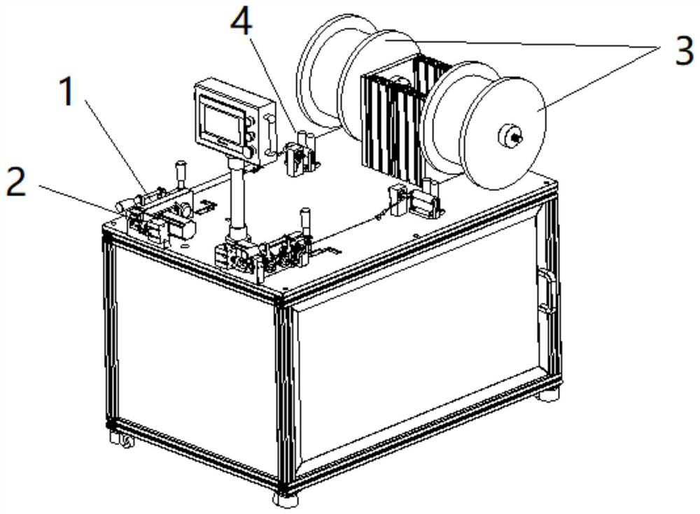 Silk conveying mechanism and thread cutting device