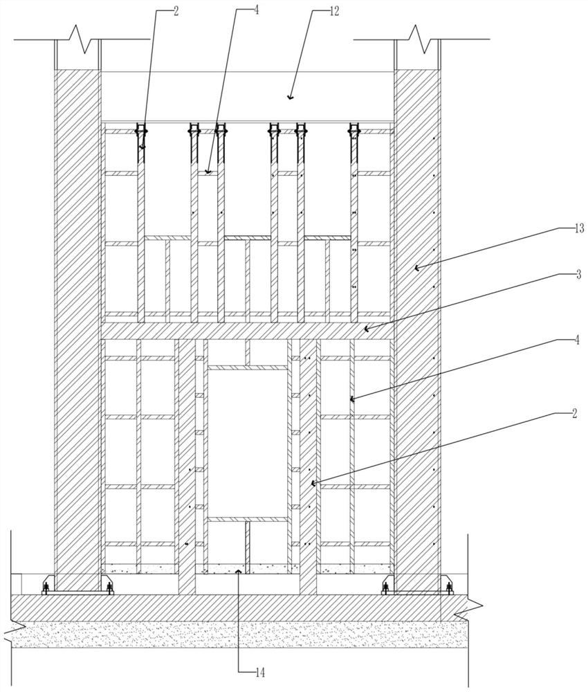 Water-proof and heat-insulating system for exposed brick outer wall and construction method