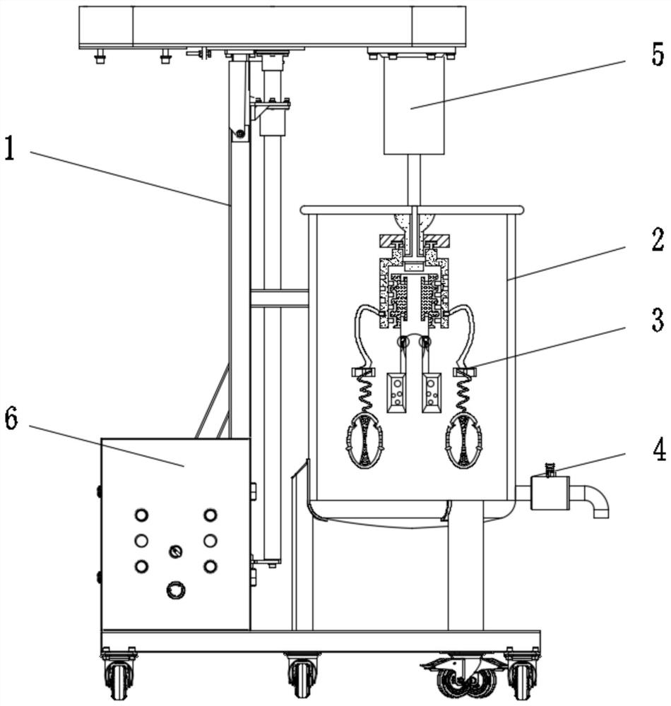 Textile wastewater treatment device
