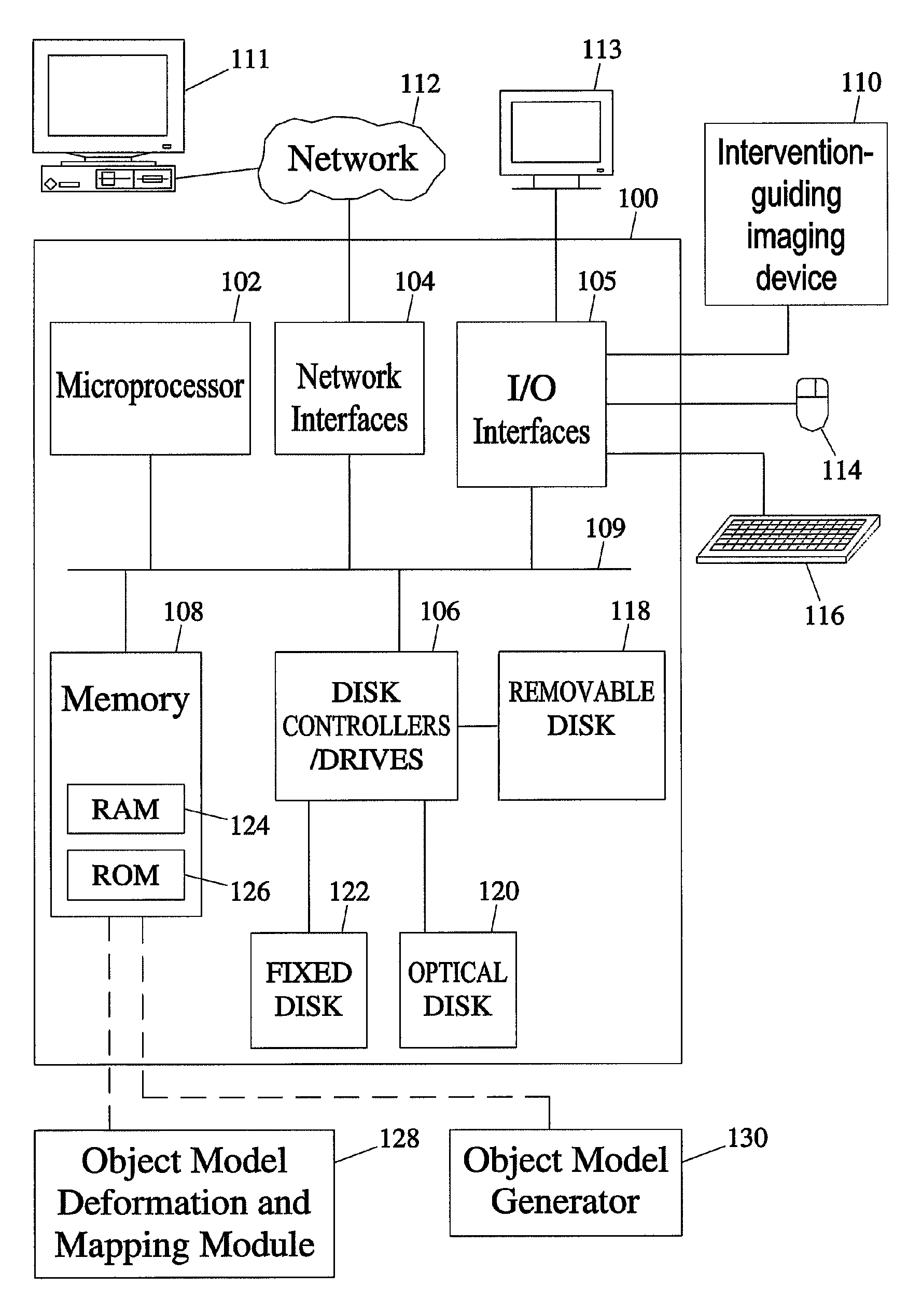 Methods, systems, and computer readable media for mapping regions in a model of an object comprising an anatomical structure from one image data set to images used in a diagnostic or therapeutic intervention