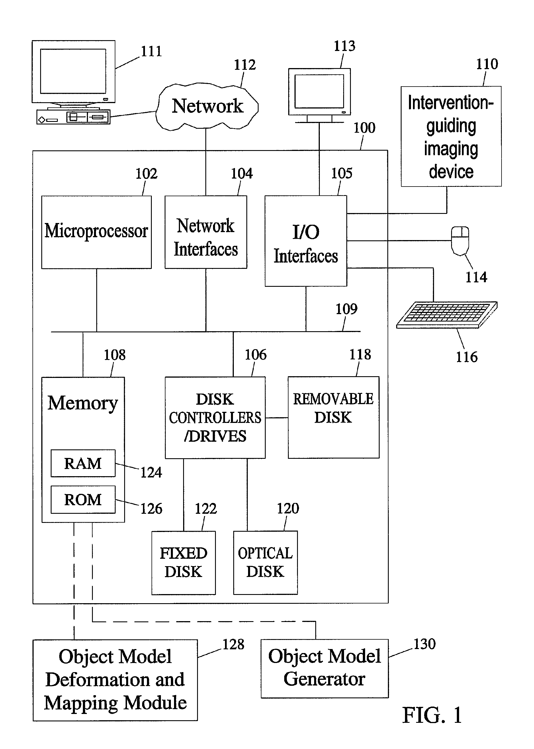 Methods, systems, and computer readable media for mapping regions in a model of an object comprising an anatomical structure from one image data set to images used in a diagnostic or therapeutic intervention