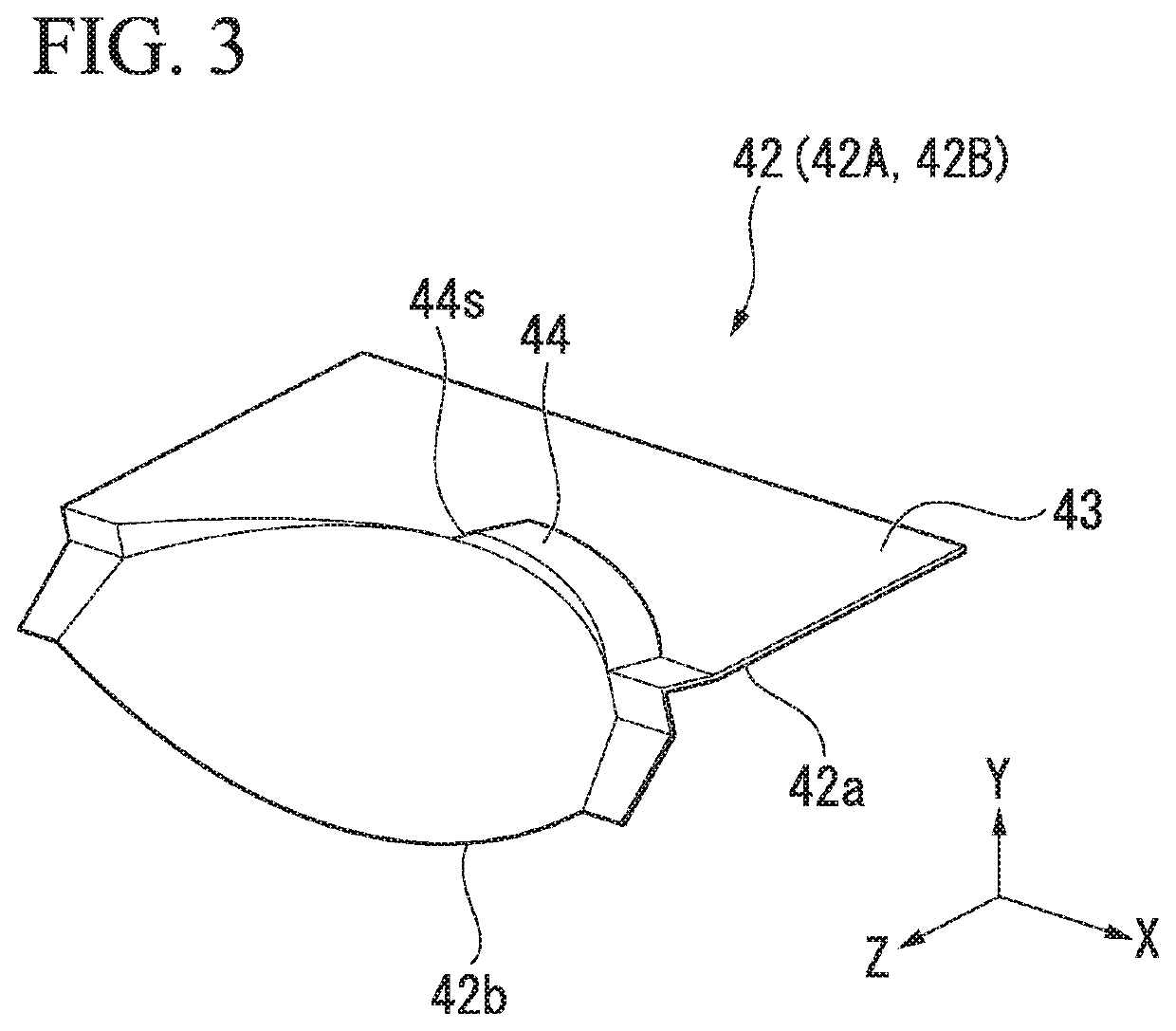 Vehicle lighting module with overlapping light patterns