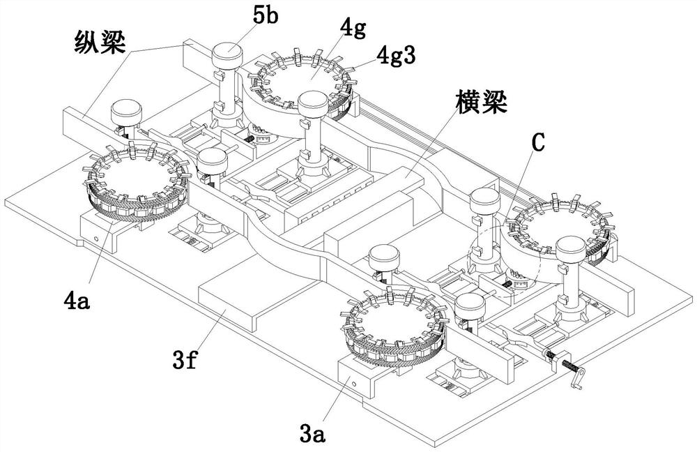 Alignment and splicing tool clamp for new energy automobile chassis manufacturing