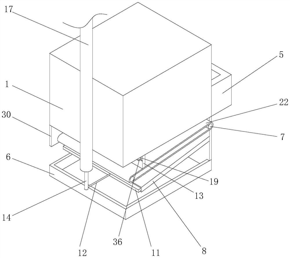 Chicken raising box capable of conveniently treating excrement for breeding industry