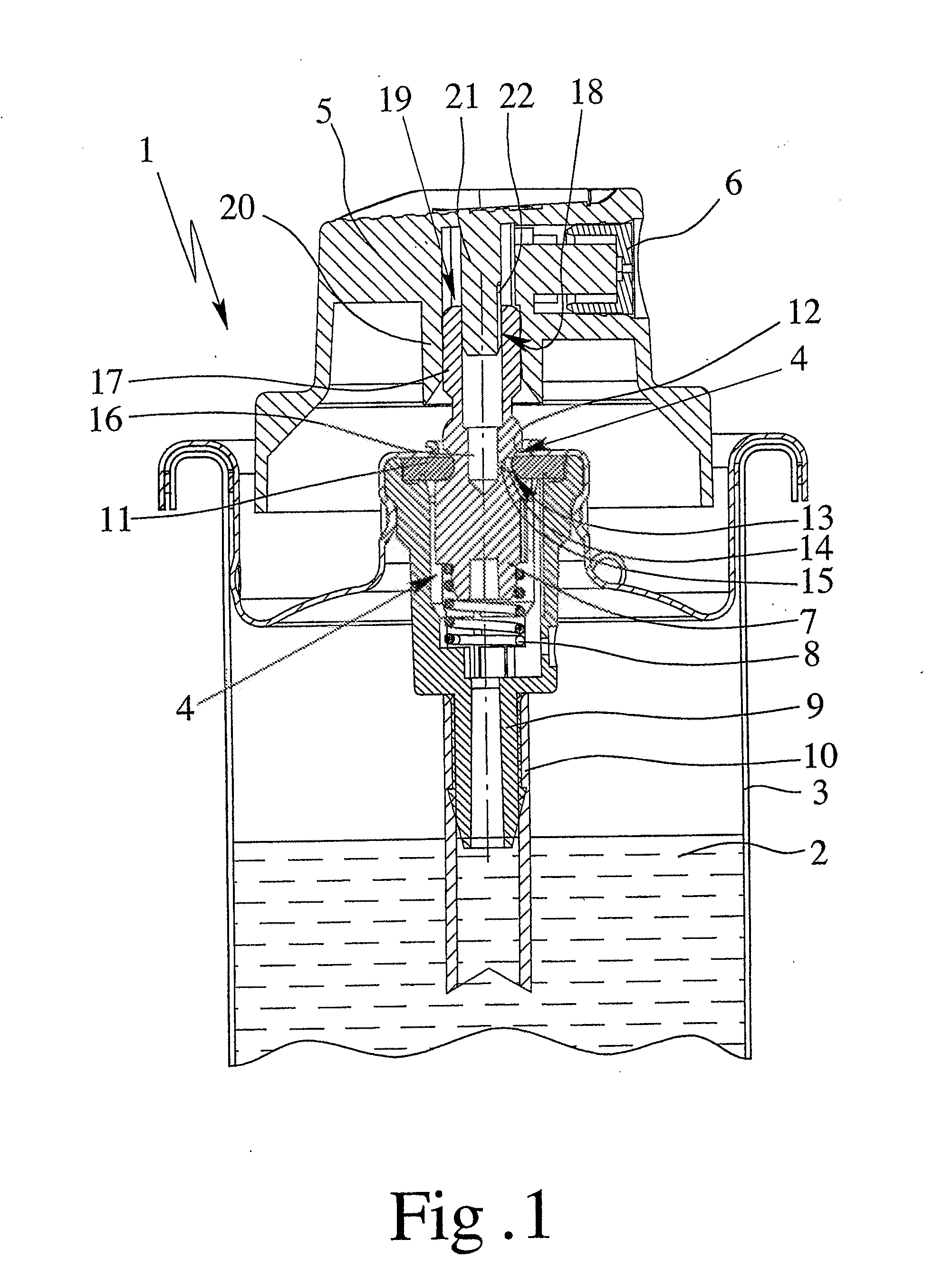 Device and Spray Head for Atomizing a Preferably Cosmetic Liquid Byb Means of a Throttle Device, and Method for Producing Such a Device
