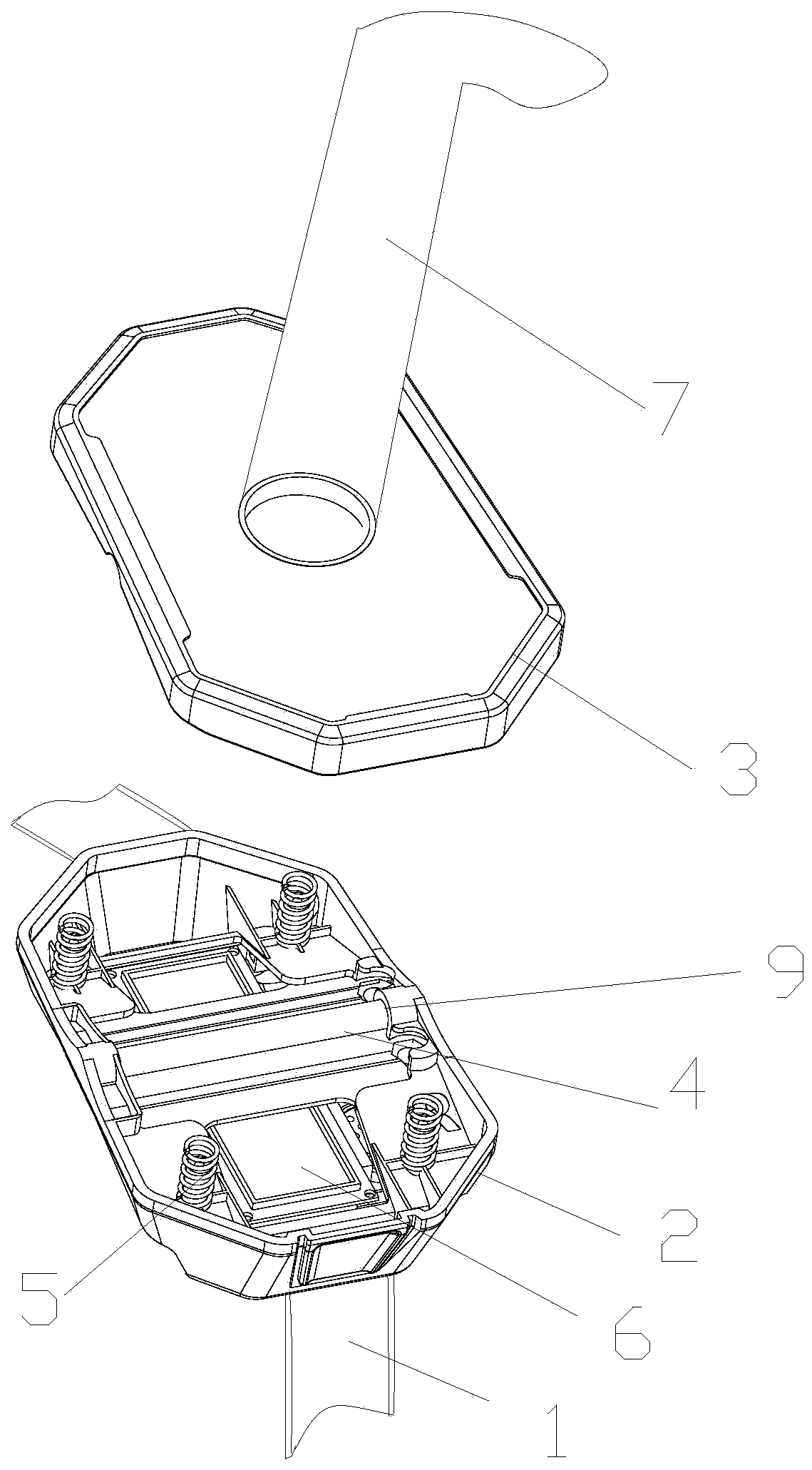 Hand lever control mechanism of balance car