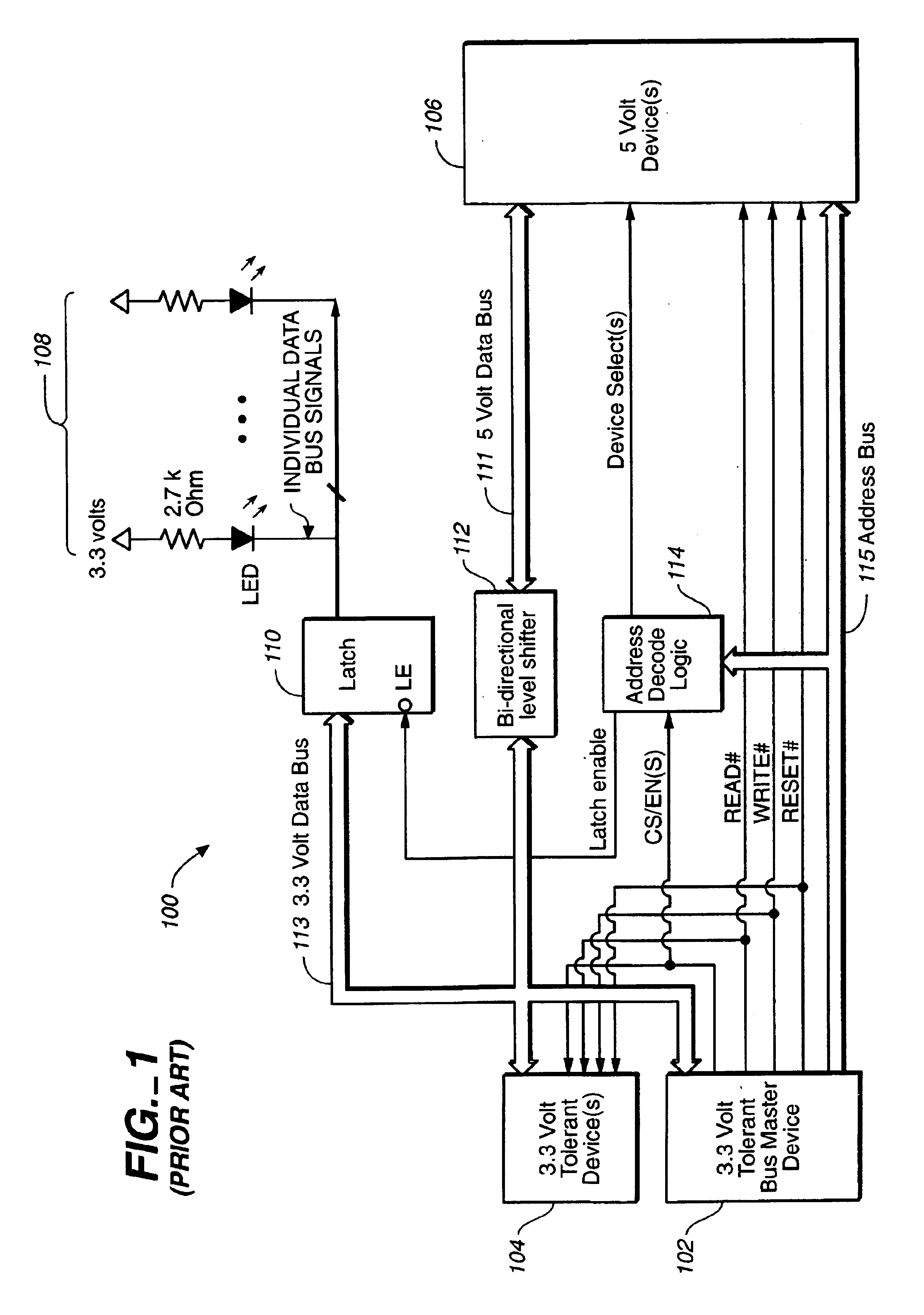 Method and apparatus for transferring data between data buses