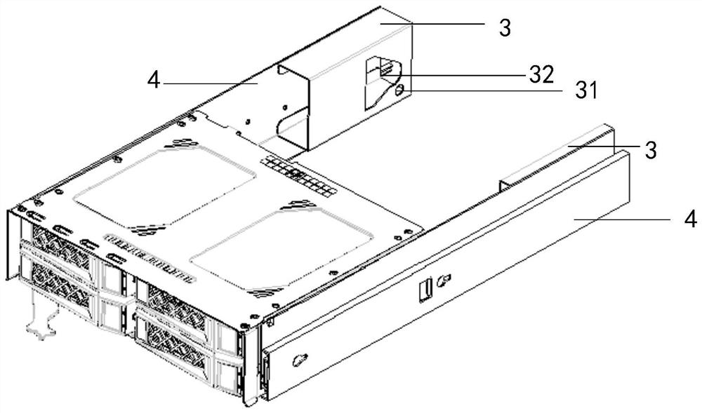 Hard disk rack device and electronic equipment