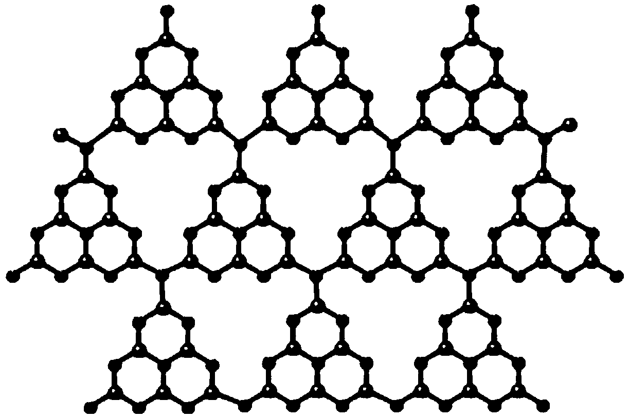 Preparation method of monolayer g-C3N4 nanometer material with monatomic thickness