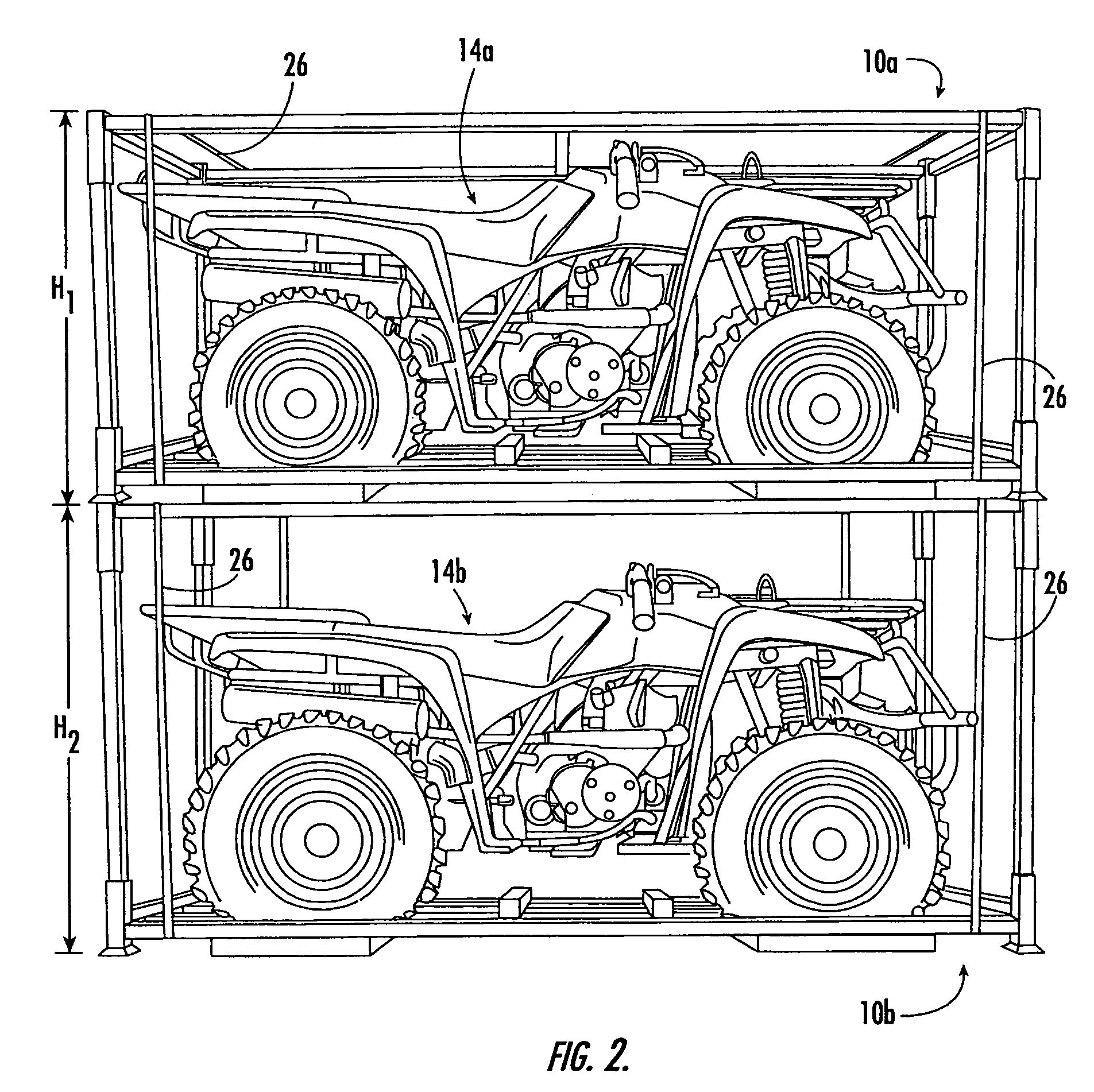 All-terrain vehicle shipping package