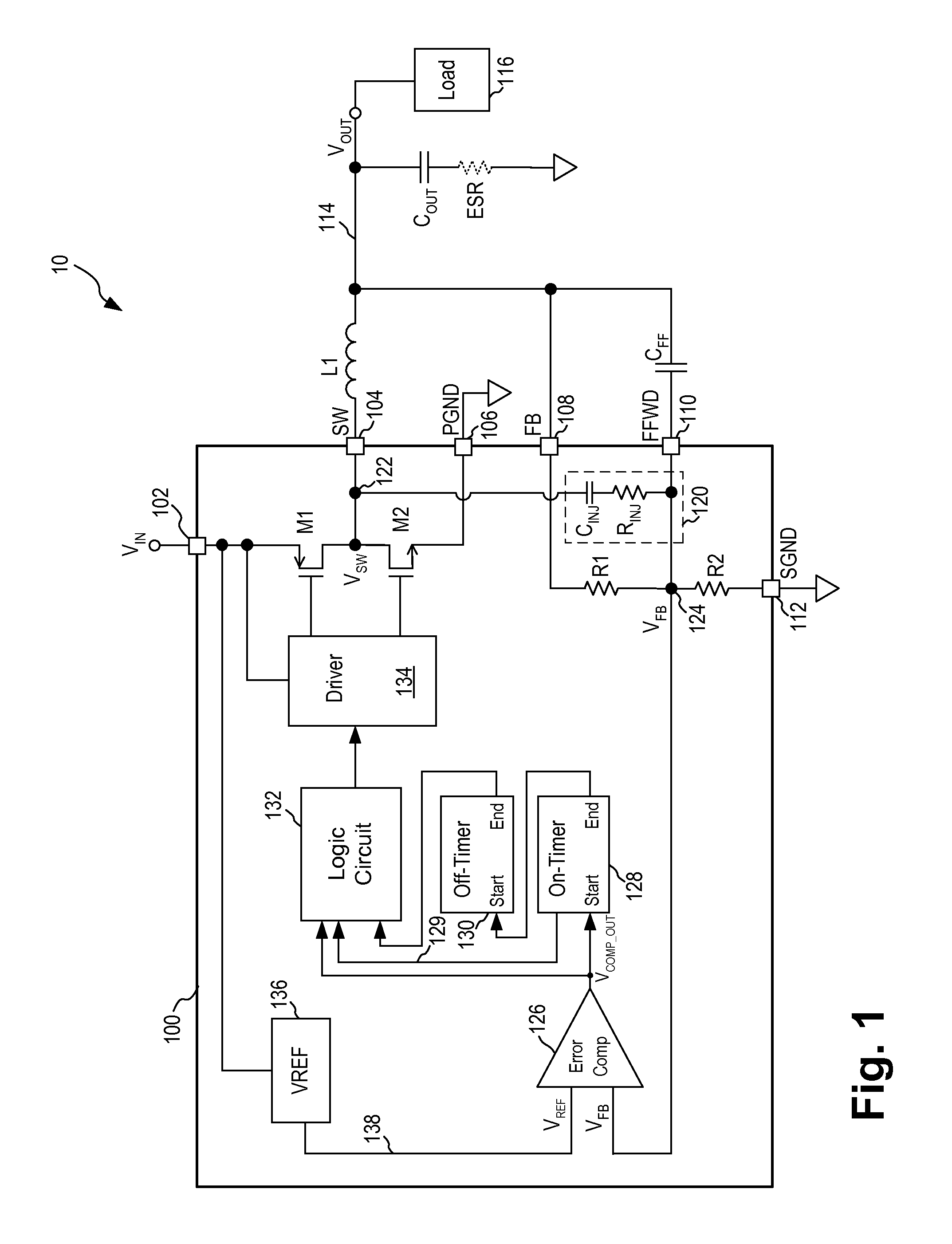 Constant On-Time Regulator With Increased Maximum Duty Cycle
