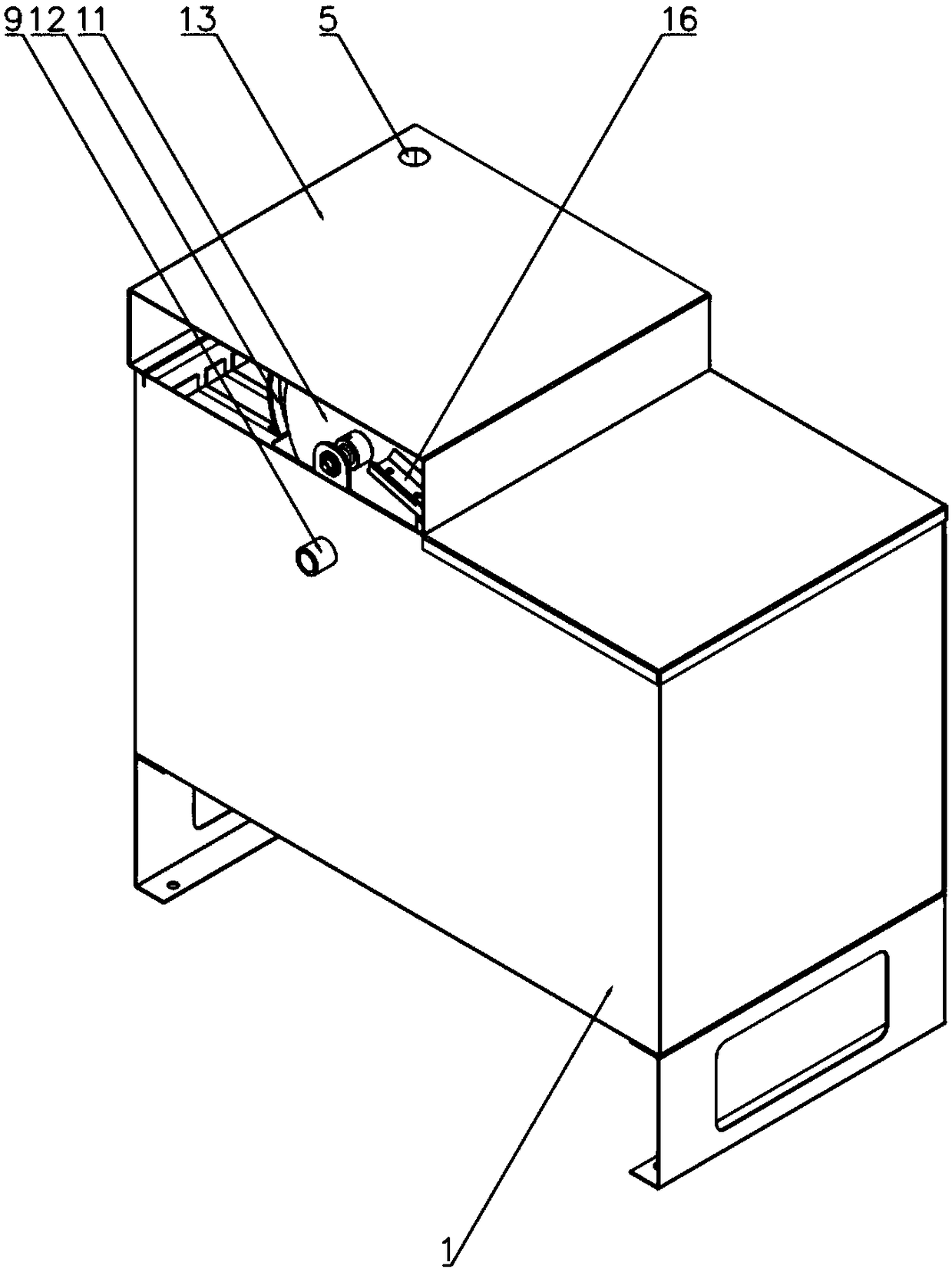 Oil-water separation device of cutting fluid circulating filtration system