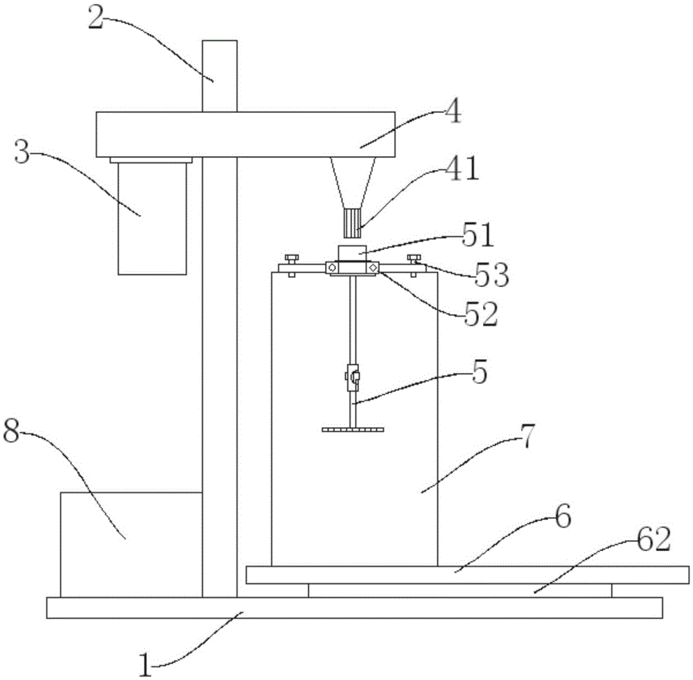 One-machine and multiple-head type dispersion machine