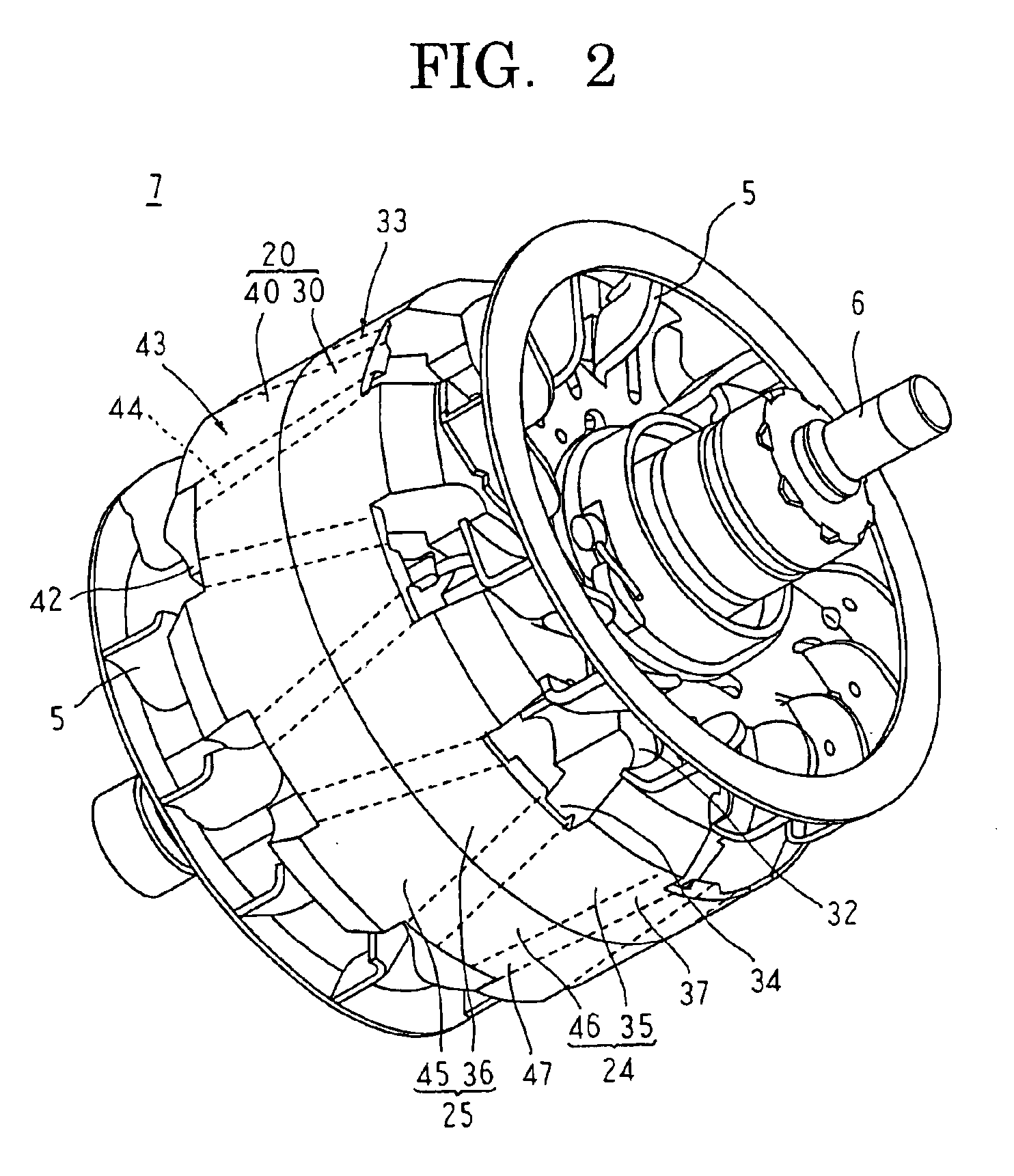 Rotor for rotary electric rotor
