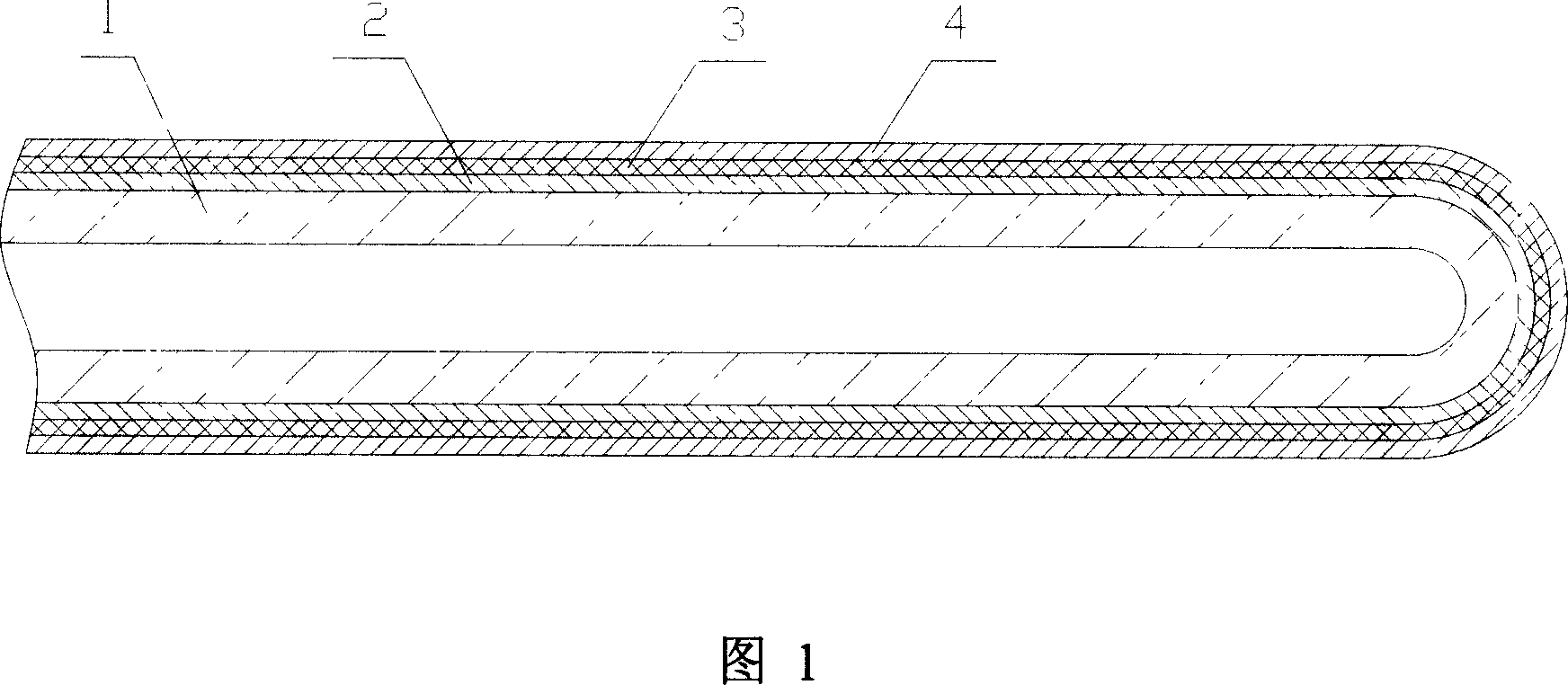 Thermo-couple composite protective sleeve and making method thereof