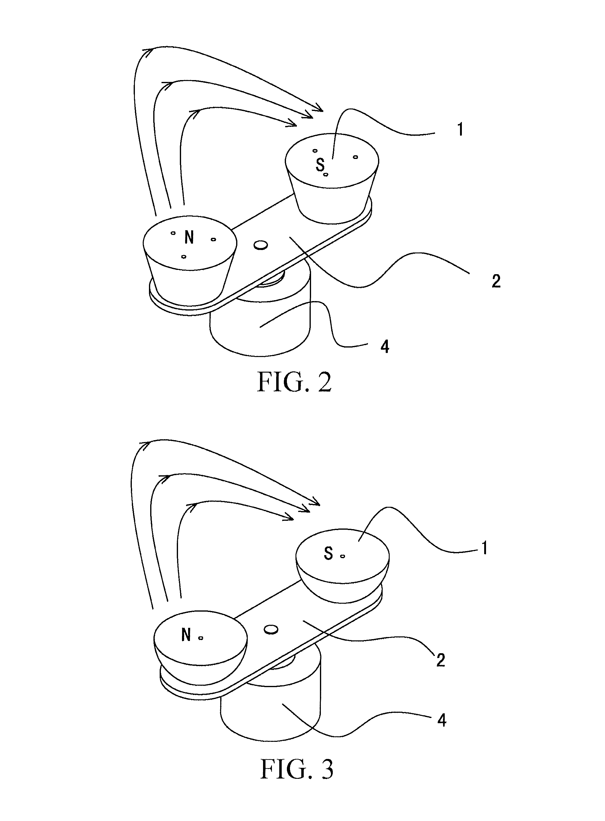 Method for implementing low-frequency rotating constant high magnetic field