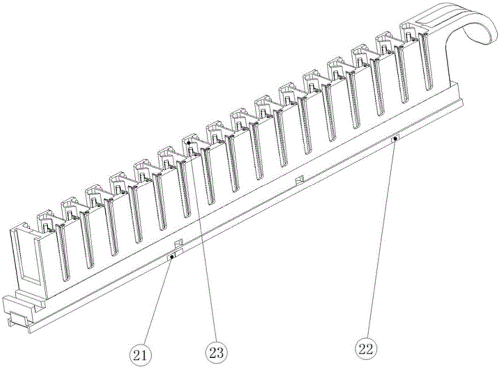 Automatic detection structure for accurate positioning of detection application accessories for liquid compounding device