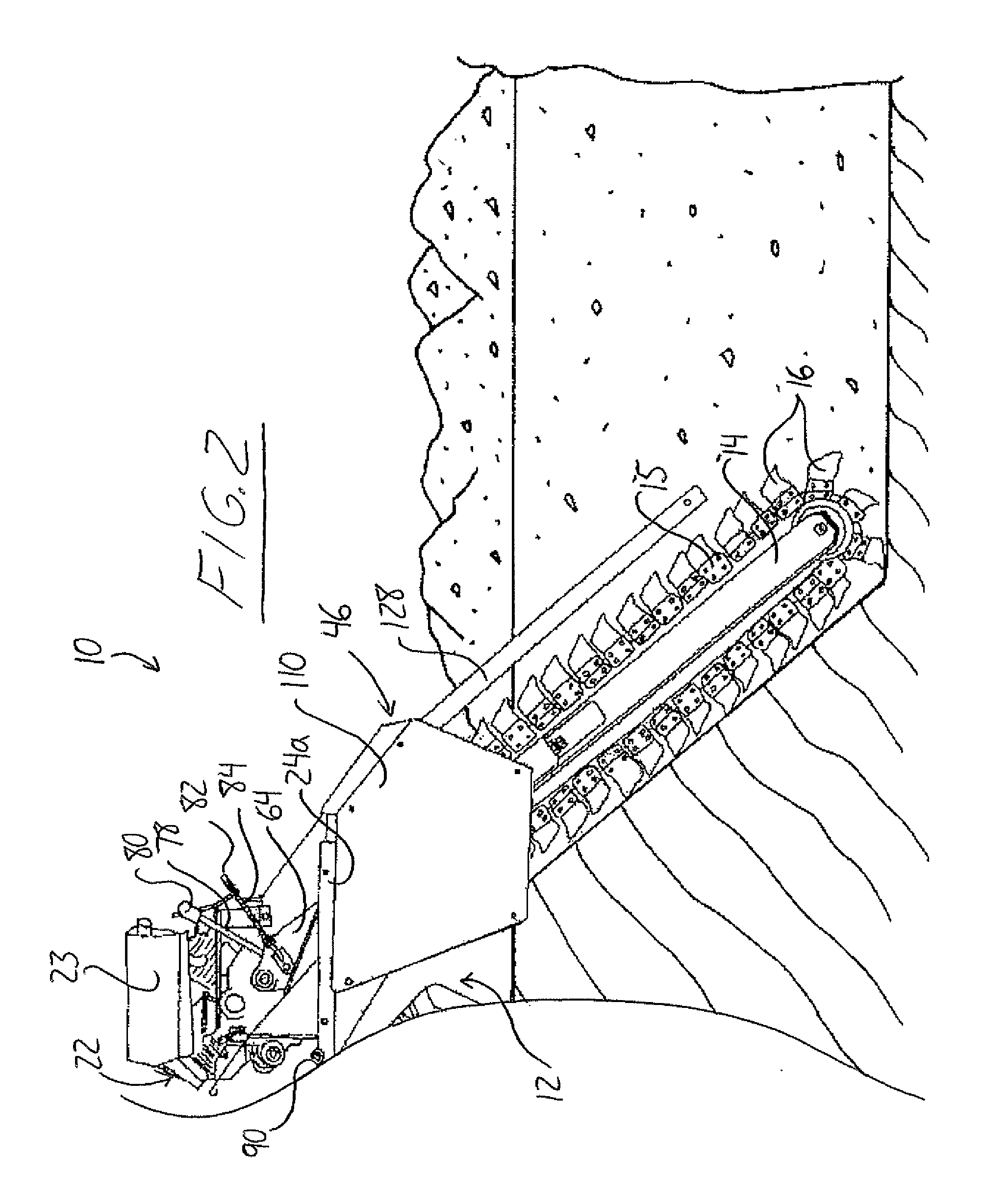 Trenching Attachment Having an Internal Combustion Engine