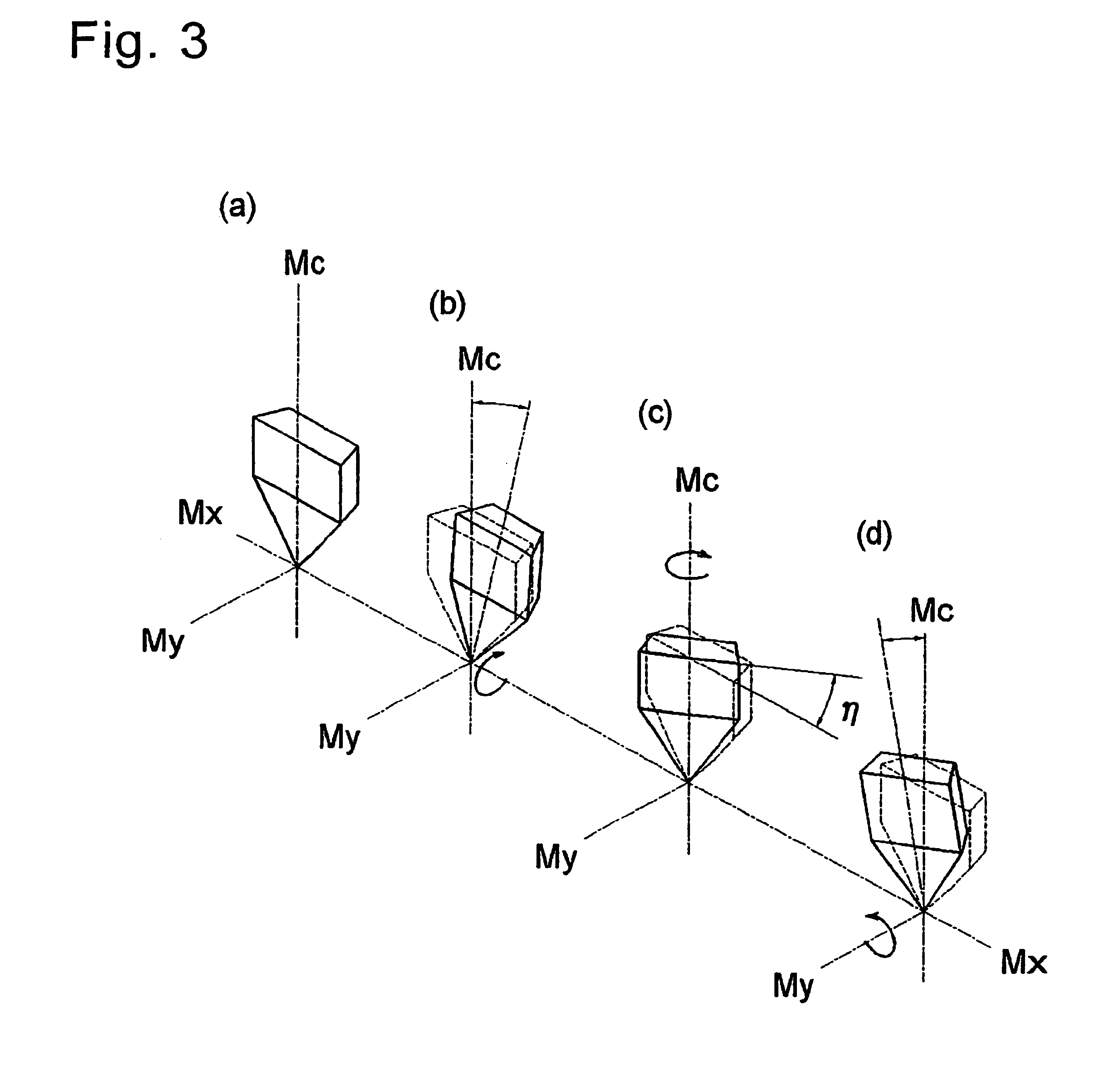 Triangular-pyramidal cube-corner retroreflective article having curved reflective lateral face