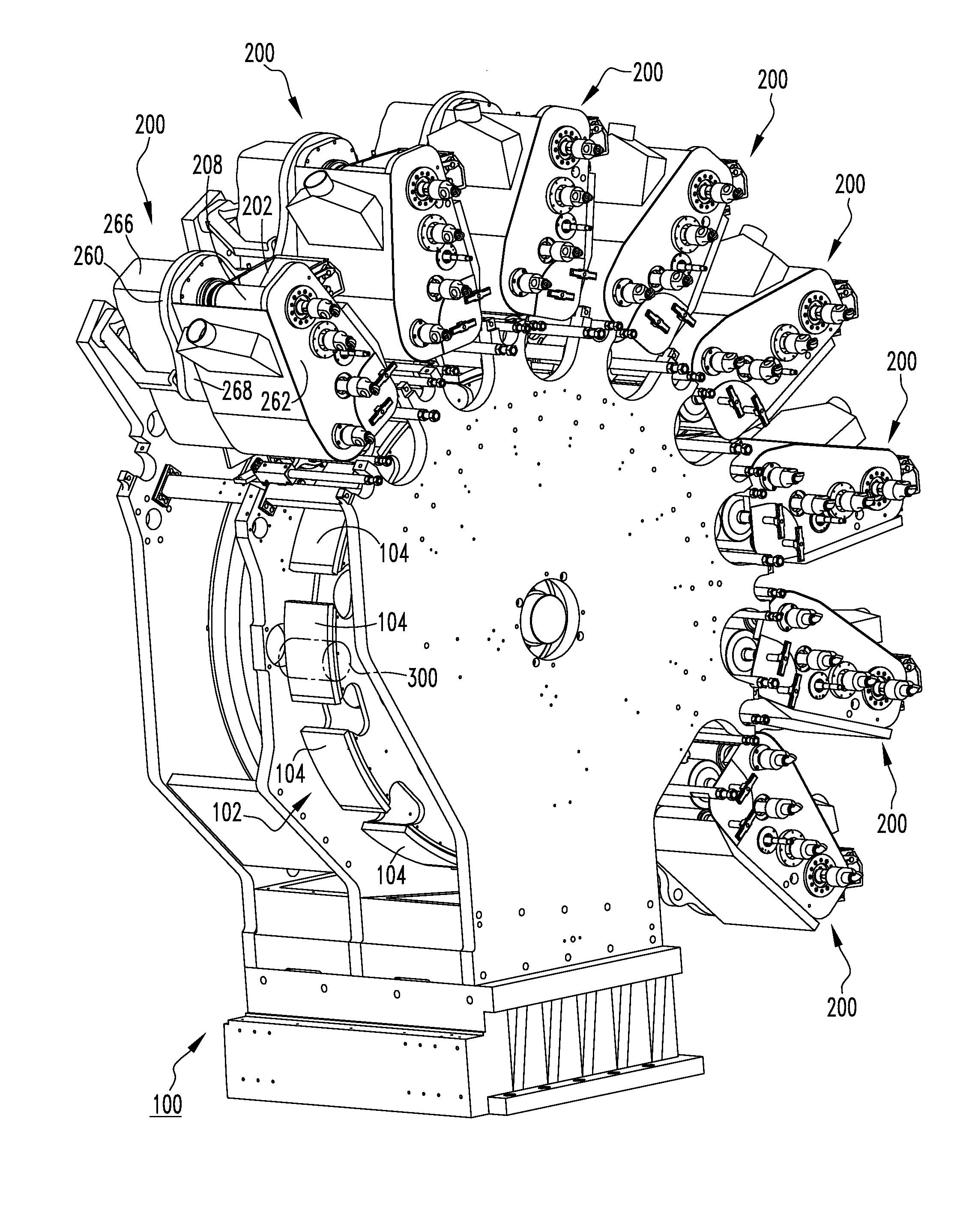 Can decorator machine, ink station assembly therefor, and can decorating method employing same