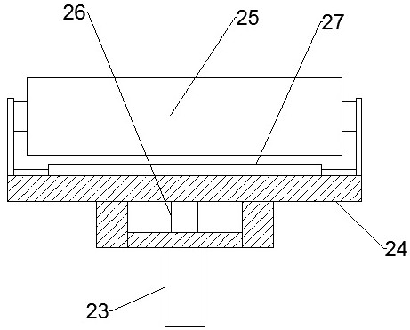 Speed-limiting and dead-corner-free painting type wall surface painting device for building machinery